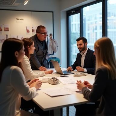 Fashion business consulting session